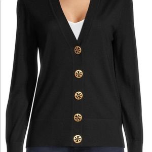 Tory Burch Simone Merino Wool Cardigan